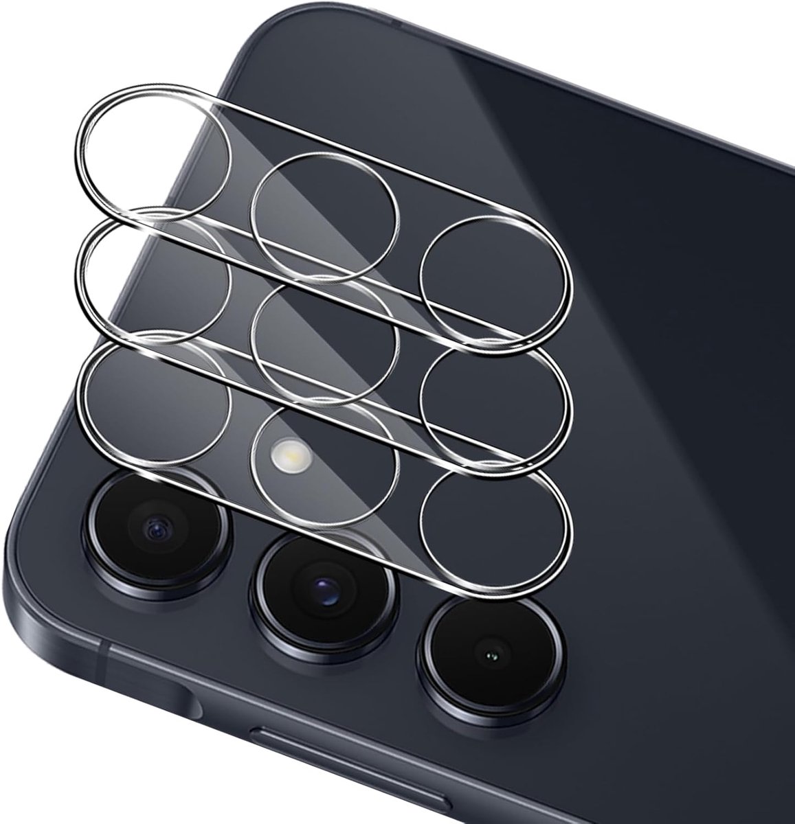 3 stuks camerabescherming voor Samsung Galaxy A55 voor pantserglas