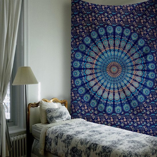 Verrekijker Indian Size Mandala Tapijt Yoga Mat Stuk Muur Decor Strandtapijt Hippie Gooien Wandtapijt Home Decor Sprei — afbeelding 4