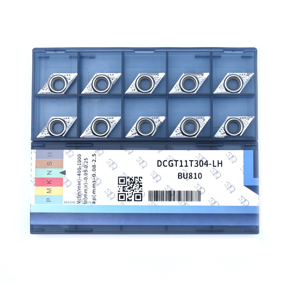 Wisselplaten voor Aluminium DCGT11T304 freeswisselplaat 7° positief, 10 stks