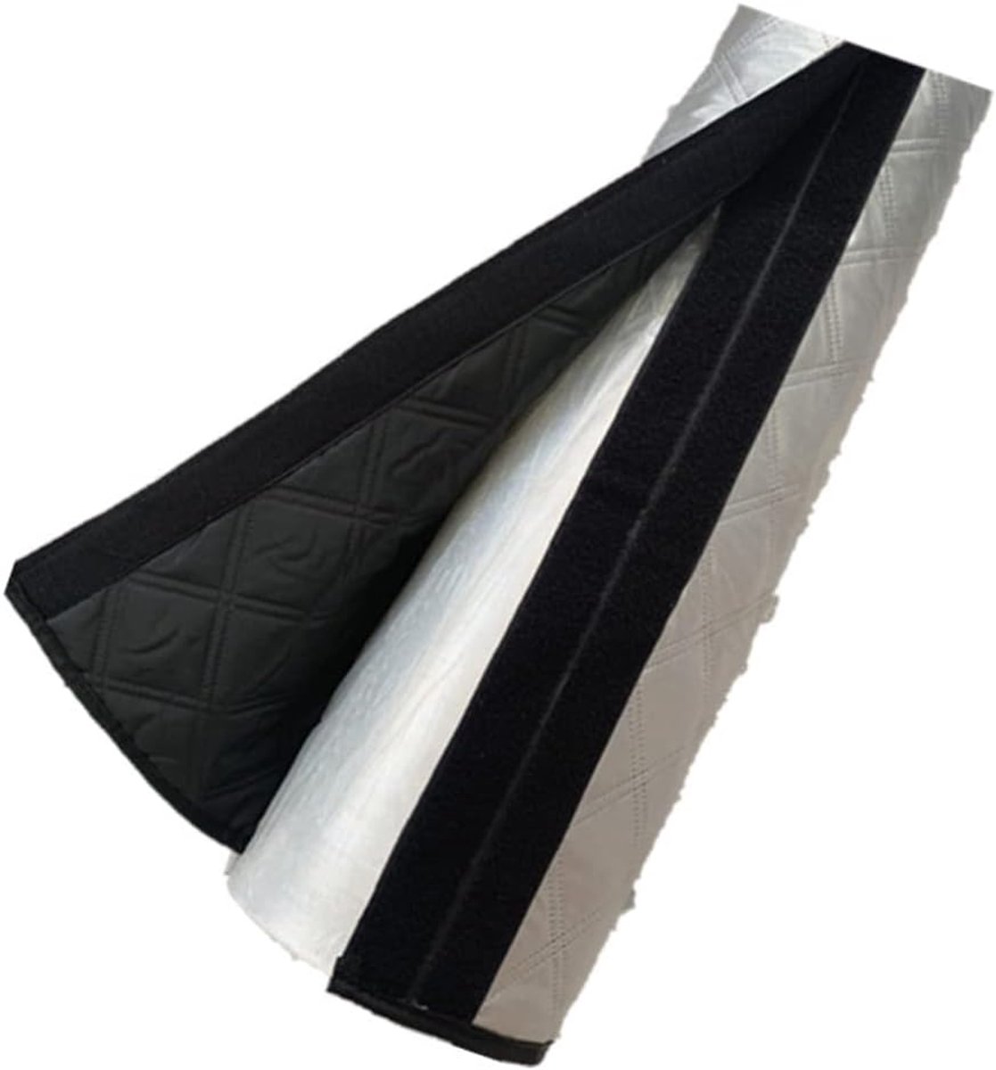 Airconditionerslangafdekking, warmte-isolerende pijpomhulling, aluminiumfolie uitlaatslangafdekking, universele pasvorm voor zowel 5" (12,7 cm) als 6" (15,2 cm) diameter