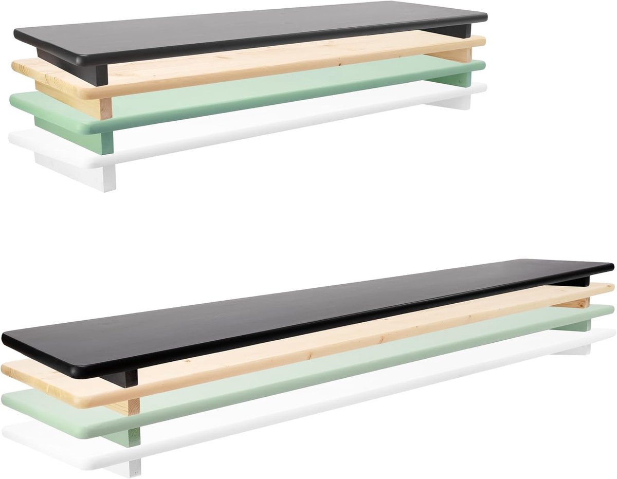 Goods Berlin 1 x tafelblad voor biertentgarnituur, zwart, 1200 x 500 mm, sparrenhout, hoogwaardig gelakte plank, tafelblad, balkontafel, rondom geslepen voor doe-het-zelf biertuingarnituur