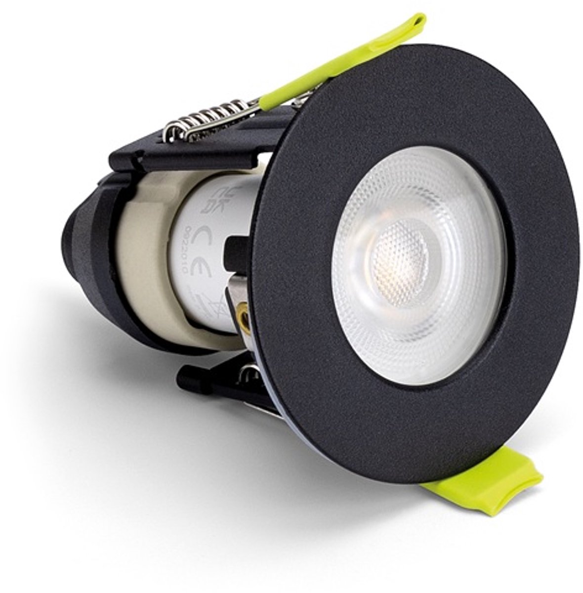 Inbouwspot Lieve rond zwart - extra warm wit - dimbaar - IP65-klasse