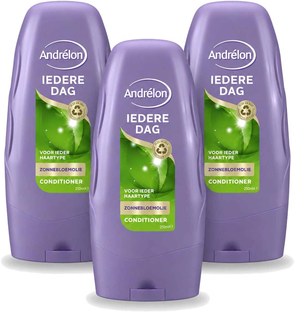 3 x Andrélon - Iedere Dag - Conditioner - Voor Dagelijks Gebruik - 250 ml - Bulkverpakking - 3 stuks