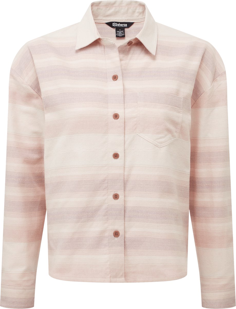 Sherpa Adventure Gear Beeja Overhemd met Lange Mouw Ecru Creme