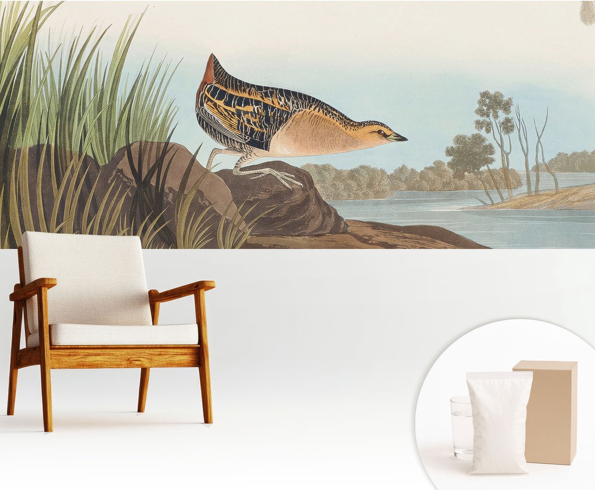 Wallfluent Fotobehang - Groente Vliesbehang - 250x104 cm - Natuurlijke Scène Muurschildering - Slaapkamer behang Dieren - Fotobehang Vlies - Slaapkamer behang