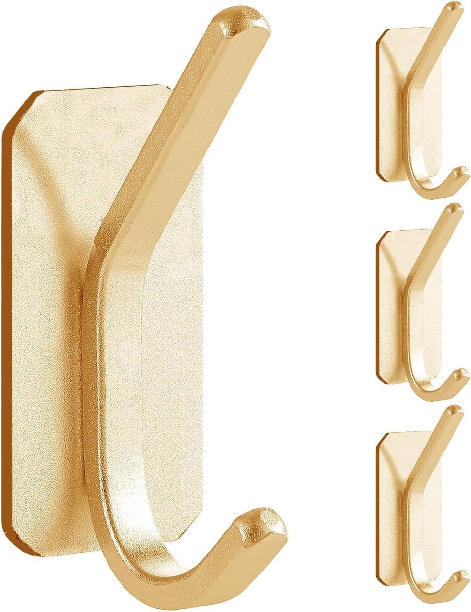 Heavy Duty Adhesive Hooks, Self Adhesive Hooks, Multiple Colors and Styles, 13.6kg, Maximum Load for Home Schools and - ShopVlot