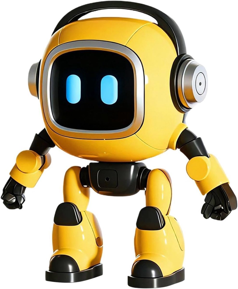 VONKELIOS®Slimme Robot met AI Chatfunctie, Meertalige Ondersteuning, Interactieve Spraakreactie, Draagbaar Educatief Speelgoed voor Jongens en Meisjes
