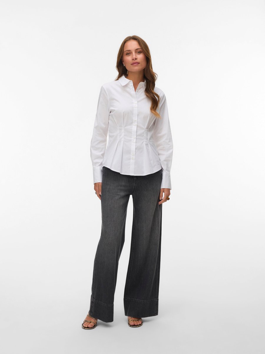 Vero Moda Wide fit jeans AWELANI High rise Bootcut fit Jeans