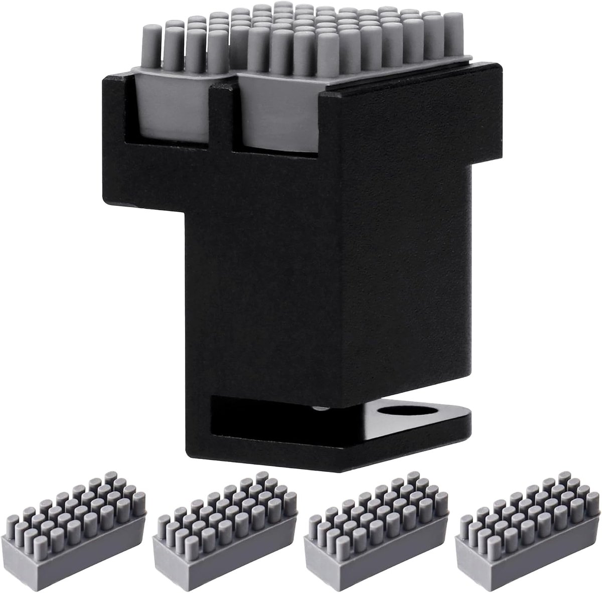MOLIMOLI Panda Brush XP Kit with 4 Replacement Nozzle Cleaners for Bambu Lab P1S/P1P/X1C/X1E 3D Printer, Dual Brush - ShopVlot