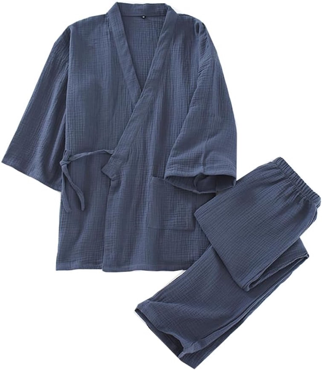 Kimono heren nachtkleding casual pyjama