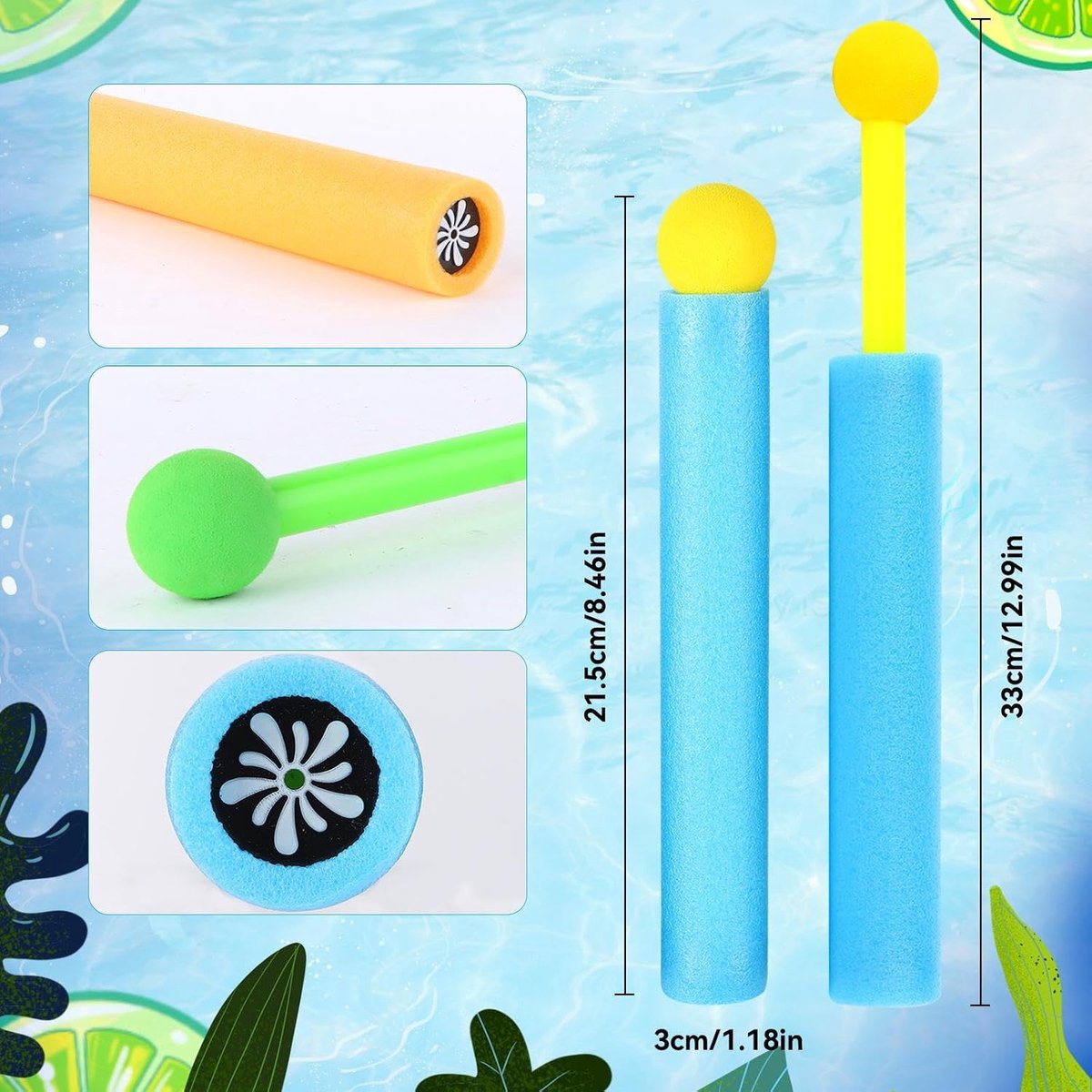Waterpistool voor kinderen, mini-waterspuiten, 21,5 cm, kleurrijk, groot bereik, waterspuitpistolen, zwembadspeelgoed voor strand en tuin, zomer, outdoor, waterspeelgoed, 10 stuks