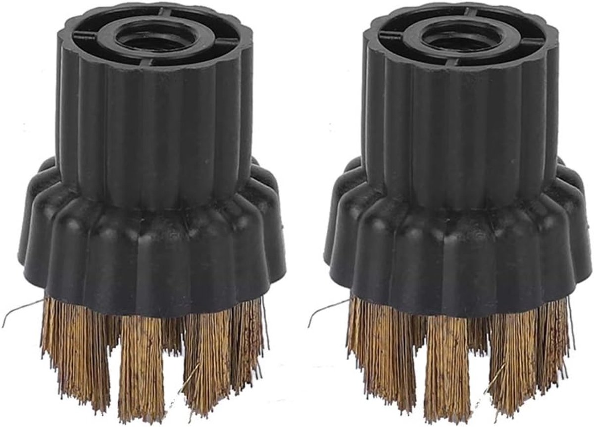 Stoom Mop Borstel Hoofd, 2 Stks Messing Borstel Hoofd Vervangende Onderdelen Accessoires Fit voor Stoom Mop X5