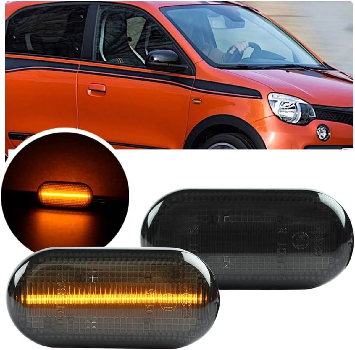 2 stks Gerookte Lens LED Side Marker Lichten Richtingaanwijzer Licht Voor INTERSTAR O/pel