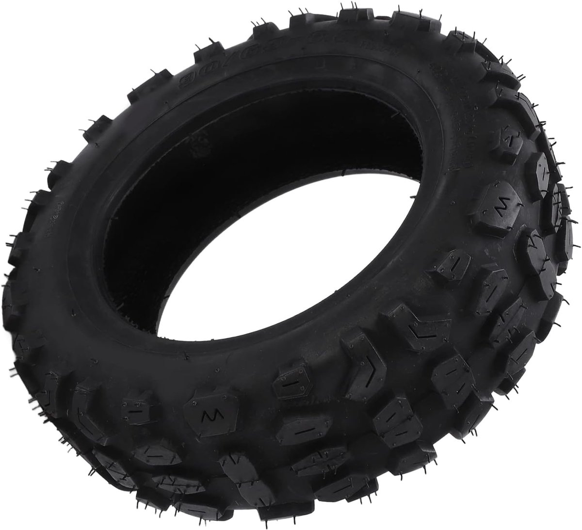 Scooterband, 10 Inch Rubberen Band Pneumatische Tubeless Scooterband Achterwiel 90/65-6.5 met Uitstekende Grip en Offroad-prestaties