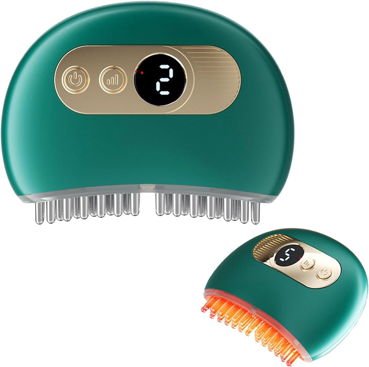 Kaakontspanningsmassageapparaat met warmte en trillingen, draagbaar 3-in-1 therapiemassageapparaat voor het verlichten van kaak/nek/hoofdpijn en spanningstoestanden