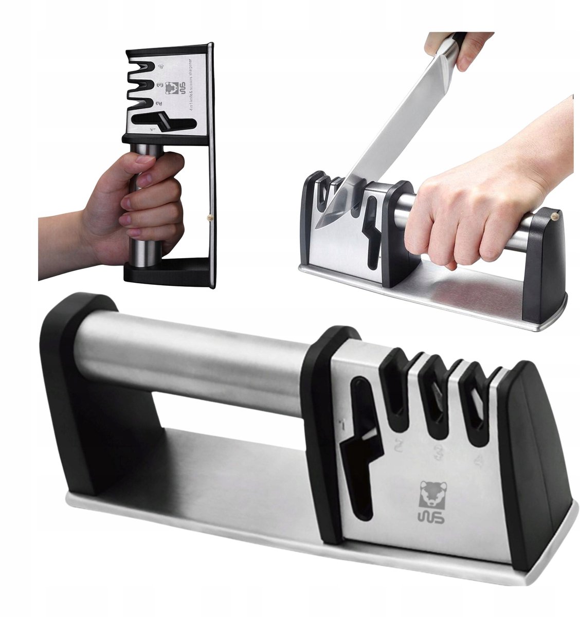 Professionele Keukenmes Slijper 4-in-1