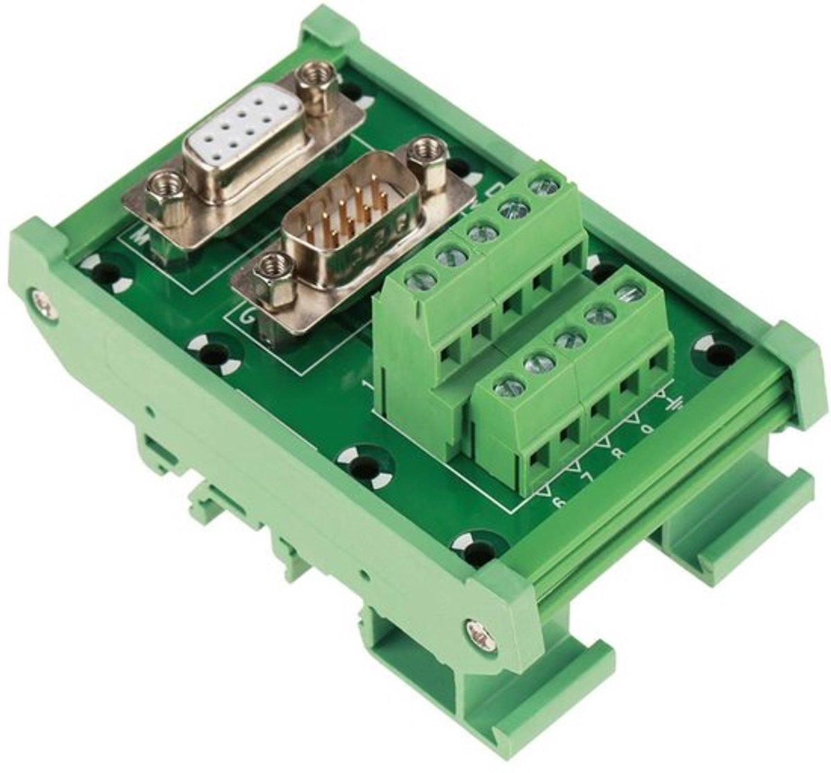 Onf3 - Breakout Interface Card - Hoogwaardige Adapter voor DIN Rail - DB9 Connector