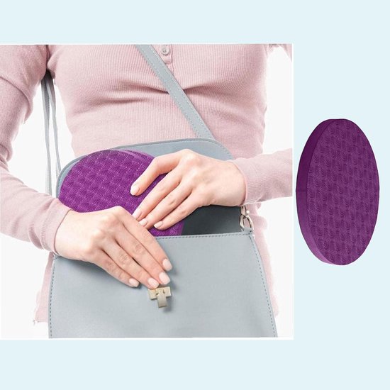 Antislip mat fitnessapparaat - Grijs - 15 mm Dikte - TPE Schuim Knie- en Elleboogkussens - Voor Yoga en Pilates — afbeelding 3