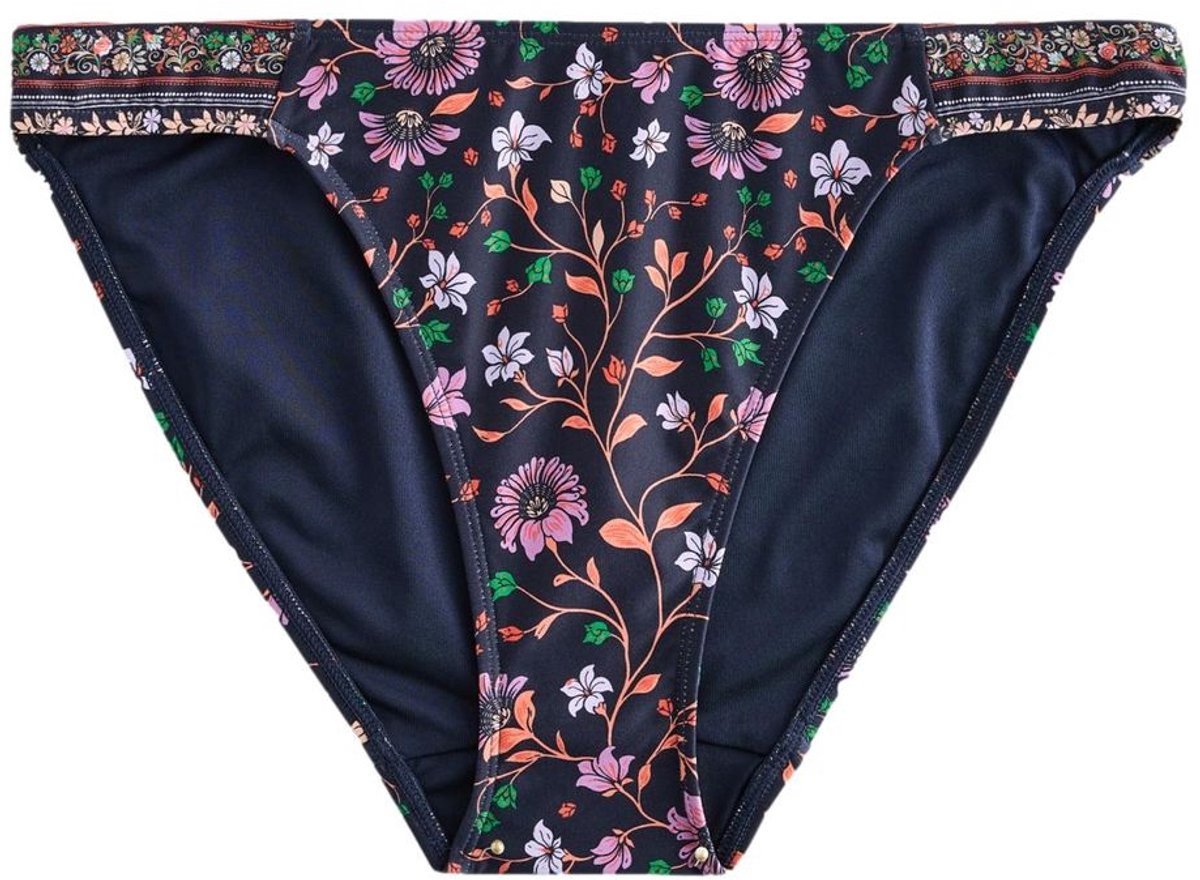 Next - Dames - Hoog opgesneden bikinibroekje - Blauw
