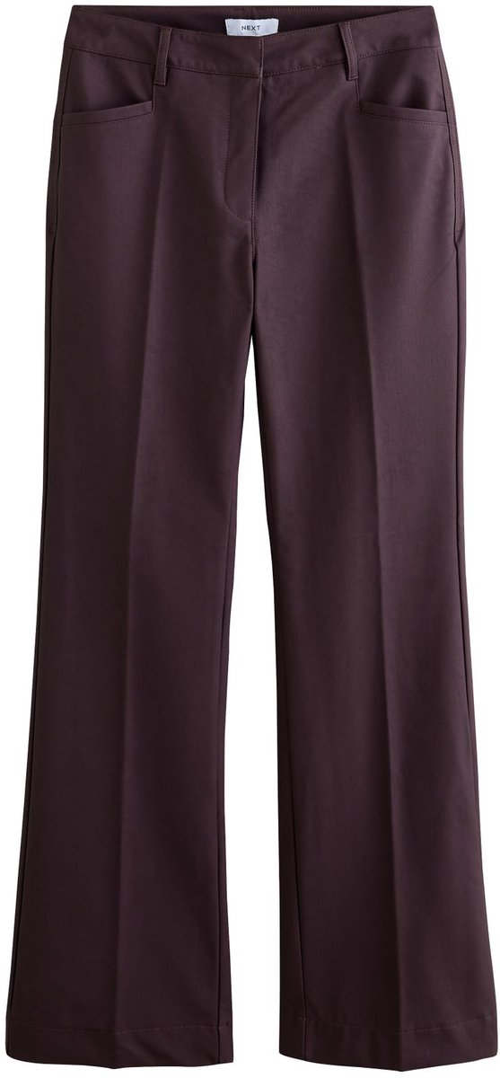 Next - Dames - Bootcutbroek van imitatieleer - Rood