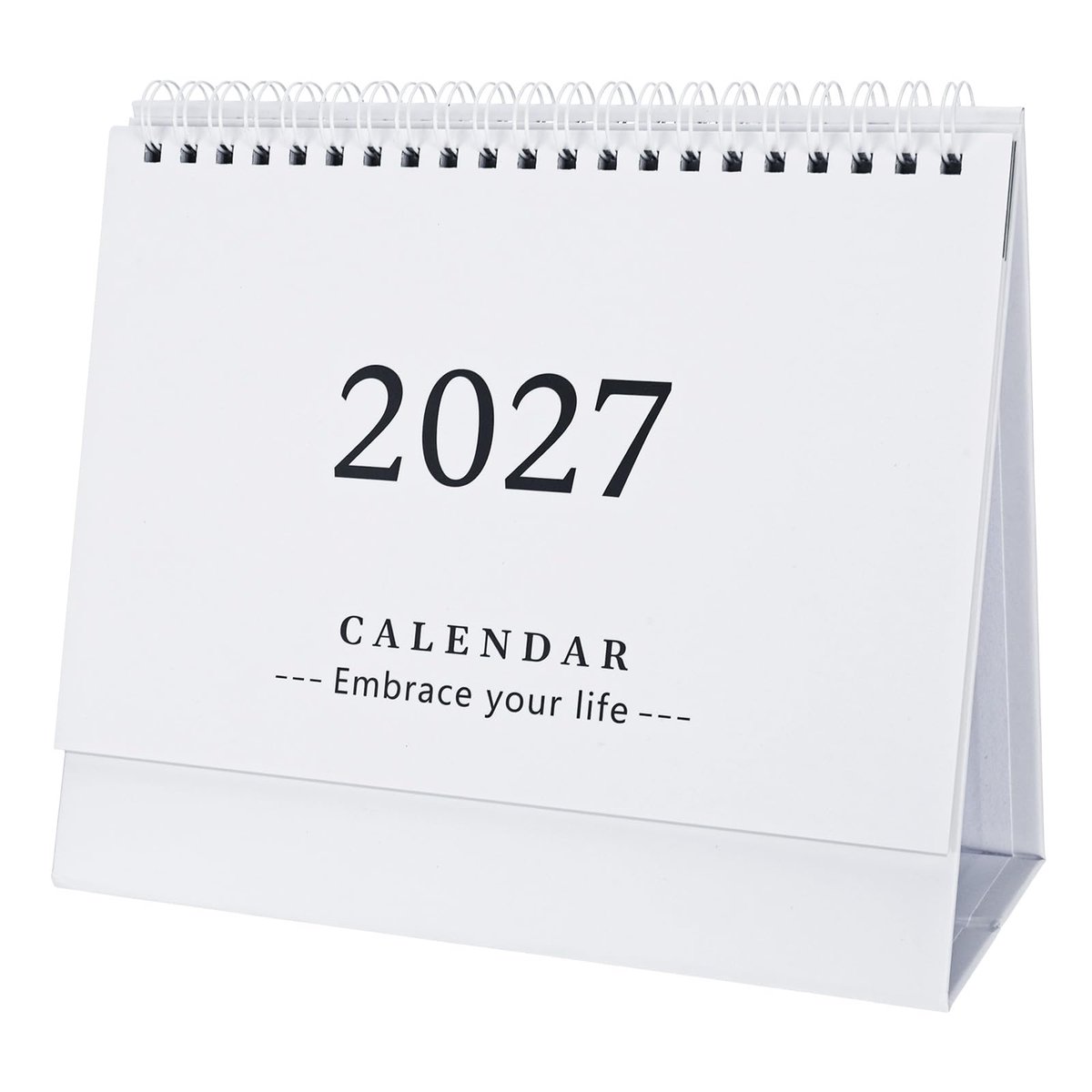 2027 Britse kalender, bureaukalender 2026-2027, wit - ShopVlot