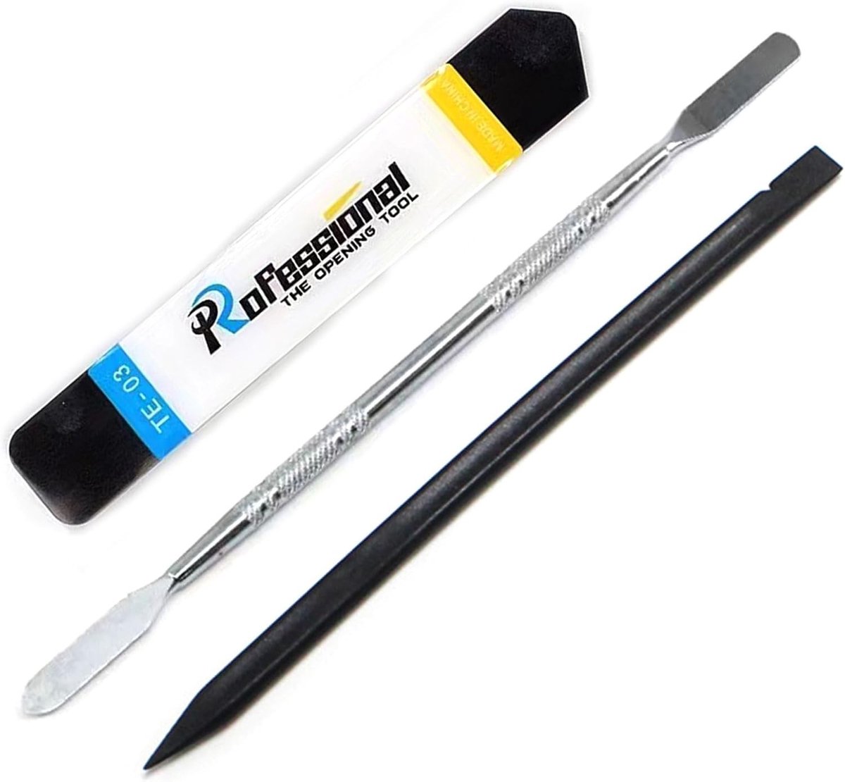 Openingstool Set voor Reparatie en Onderhoud, Inclusief Spudger Pry Blade en Antistatische Spudgers, Ideaal voor Elektronica en Smartphones, RVS en Duurzaam