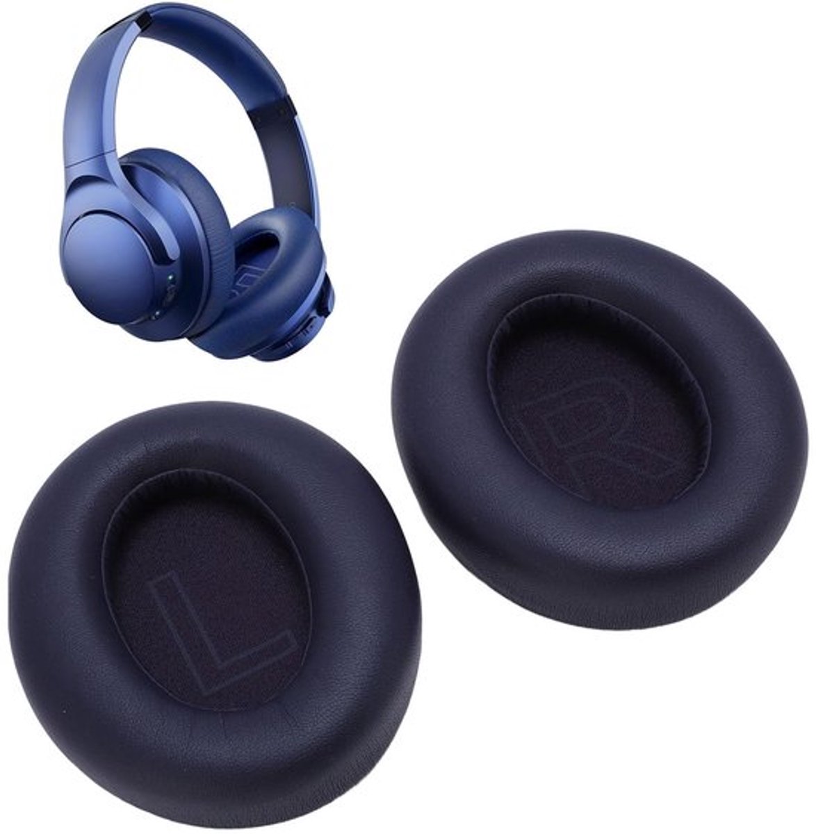 Inovra- Earpads Vervangend Ontwerp - Oorkussens - Geluidsisolatie - Eiwitleer