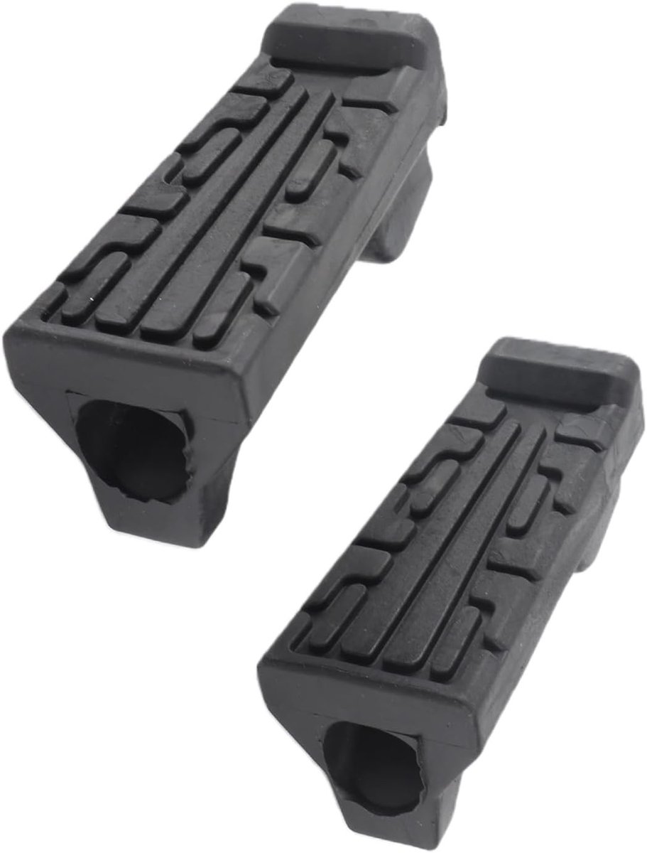 Rubber Voetsteunen voor YBR 125 - Comfortabele en Duurzame Voetpedalen voor Motorrijders, 1 Paar