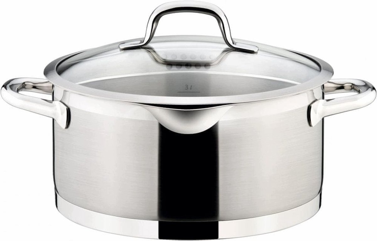 Tescoma President Kookpan met Zeefdeksel - 5L, Ø 24cm