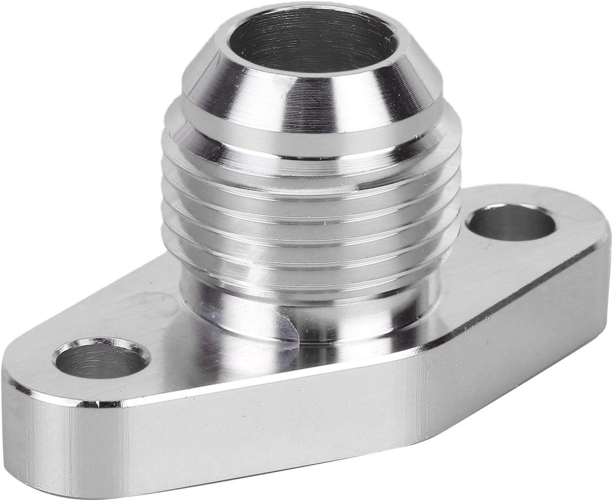 Oil Return Flange Adapter van Aluminium voor T3 T4 T35 T04B T04E Series - Geschikt voor Motoren en Turbo's