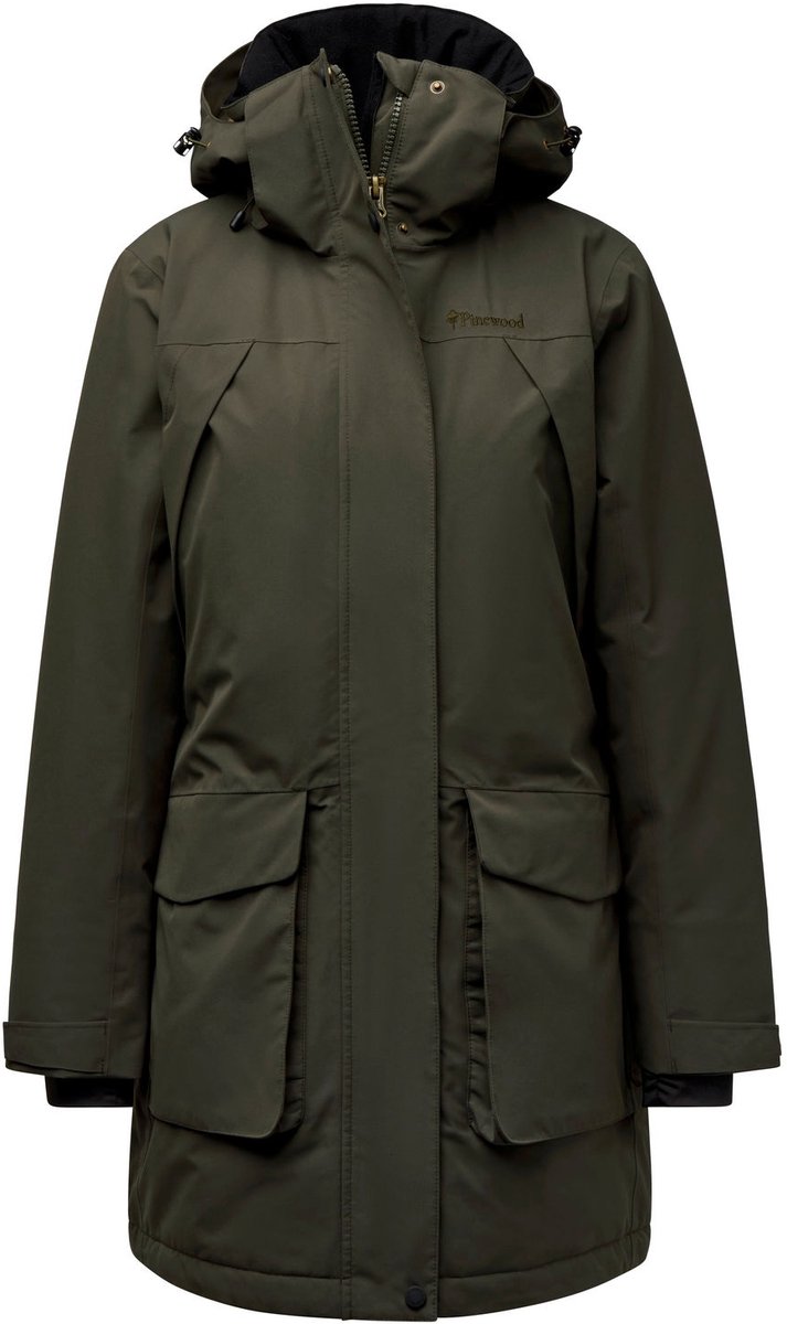 Pinewood Wilda Padded PARKA W – Wintersport Jassen Winterjassen Grijs