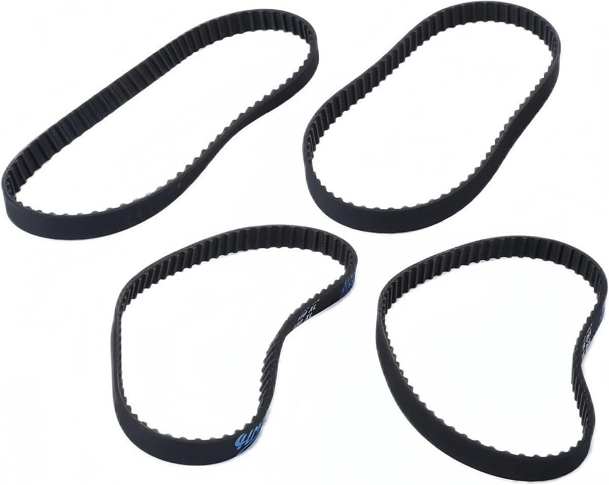 Vervangende Rubber Aandrijfriem 150XL037 voor Timingriem met 75 Tanden - 4 Stuks, Accessoires voor Machines en Apparatuur
