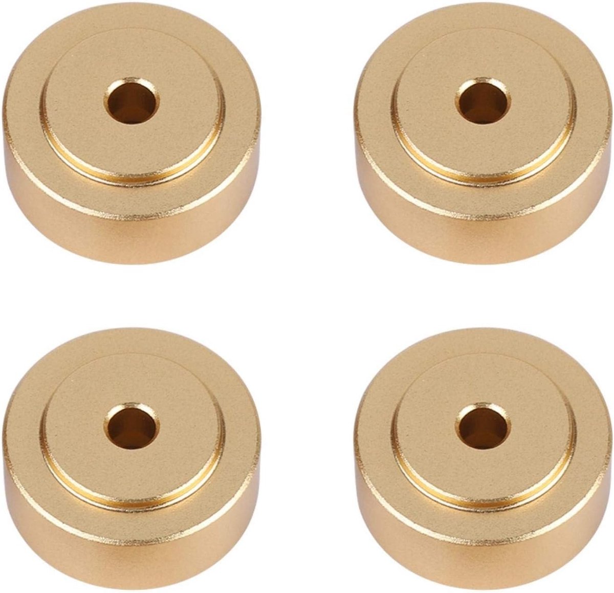 4 stuks aluminium schokabsorberende pads, 20 x 8 mm, demping voor hifi-apparatuur, isolatievoetjes, versterker accessoires