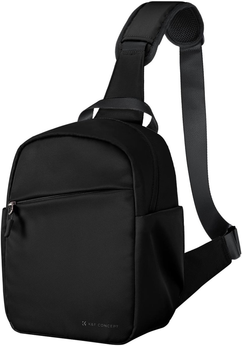 K&F Concept Urban Wander 08 camera sling bag foto video 5L zwart