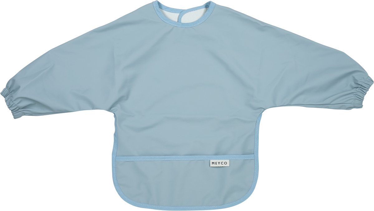 Meyco Baby Uni Mouwslab - Jeans Blue