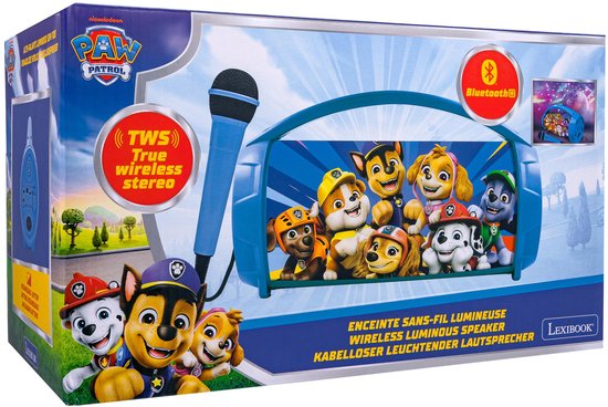 Lexibook, PAW Patrol, Lichtluidspreker Karaoke Plezier, Blauw, BTP585PAZ — afbeelding 3