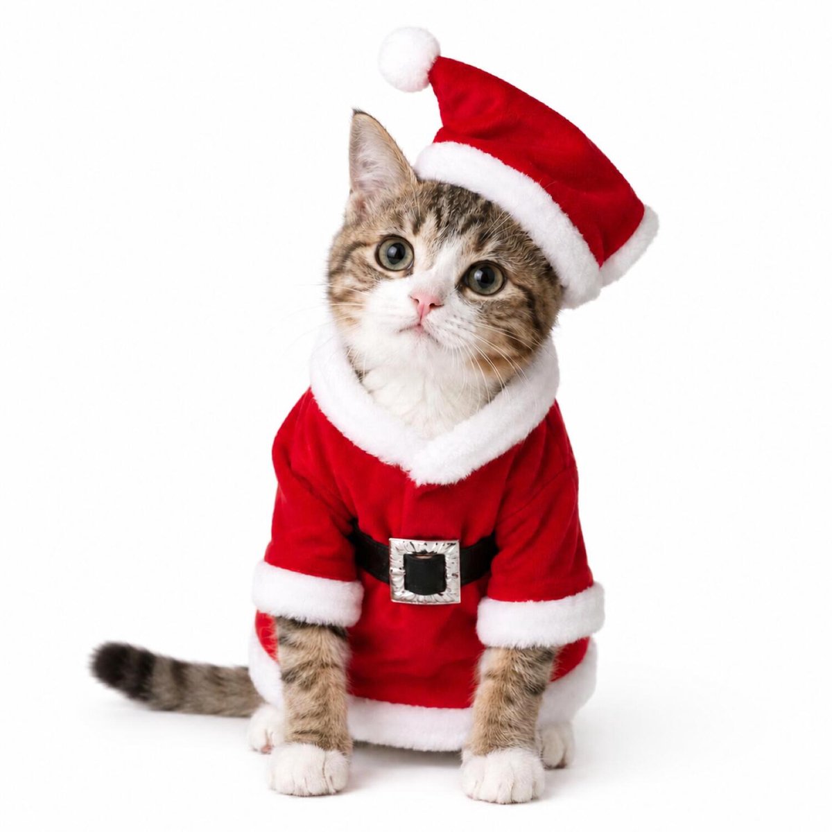 Bol.com Kerstkleding Voor Hond of Kat - Dierenkleding - Rood aanbieding