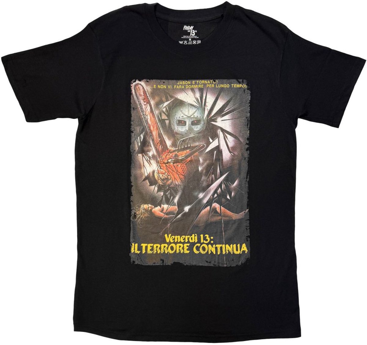 Friday The 13th - Il Terrore Continua Heren Tshirt - L - Zwart