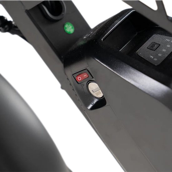 Ebikekopen.com Fatbike S20 Pro - Rijklaar - Hydraulische remmen - 2026/2027 Model - Incl. Slot - Telefoonhouder - Alarmsysteem - Voorrekje - Voetensteuntje - Met Accessoires - Elektrische Fiets - QmWheel — afbeelding 4