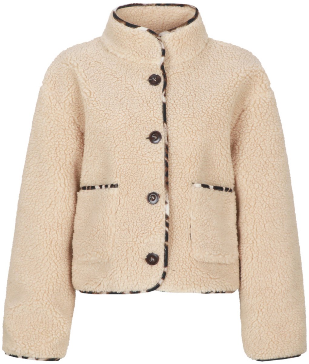 Fluresk Jas Kimi Jacket 26nof05 502 Khaki Dames Maat - 38
