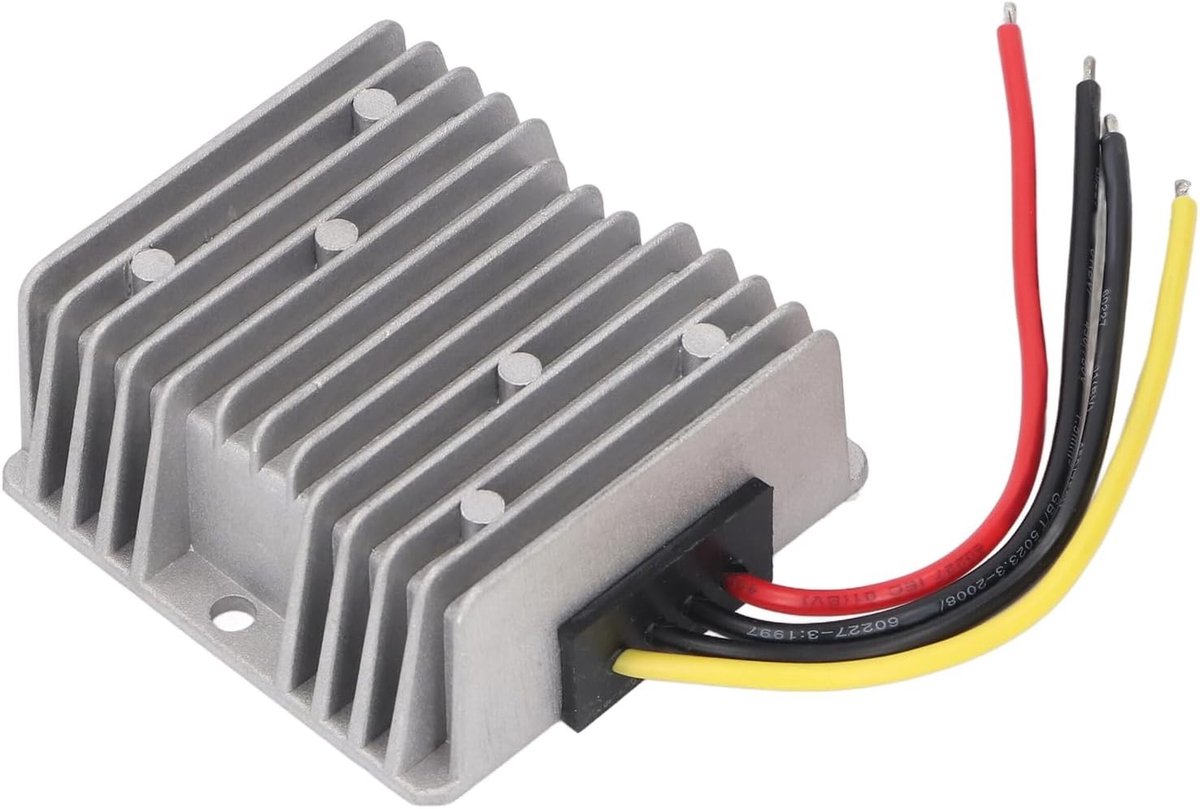 72V naar 12V spanningsomvormer, 15A 180W step-down inverter, waterdichte aluminium behuizing voor LED-strips, motoren en elektrische apparaten