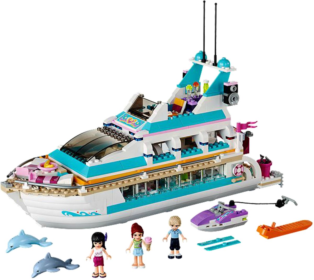 LEGO Friends Dolphin Cruiser, Bouwpakket, 7 jaar, 612 stuk(s) — afbeelding 5