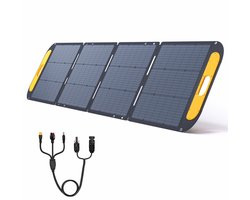VTOMAN VS200 PRO 200W opvouwbaar zonnepaneel, 23% hoogrendements monokristallijne cellen, IP67 waterdicht ETFE-oppervlak, verstelbare standaard, MC4-connector voor draagbare stroomstations