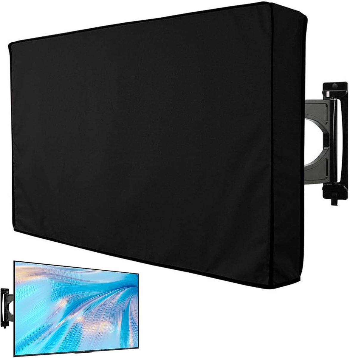Buiten TV Bescherming voor 40-42 Inch TV - Waterdichte en Duurzame Schermhoes van 210D Oxford PVC voor Buitengebruik