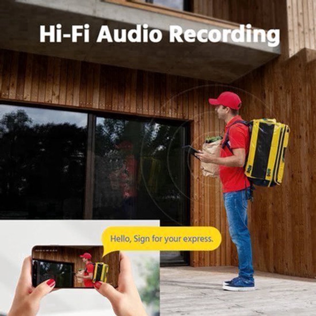 8-kanaals NVR Beveiligingsset – CCTV Systeem – Surveillance Camera Set – Bewakingscamera – Beveiligingscamera – 4K Ultra HD Resolutie – Bewegingsdetectie Met Audio - Geen Ingebouwde HDD
