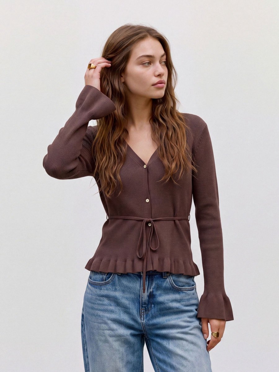 Vero Moda Vest VMCELINA Gebreid vest