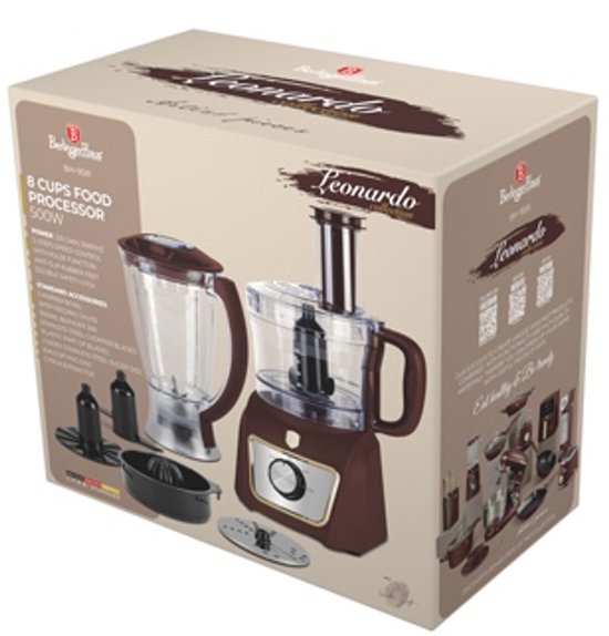 Multifunctionele keukenrobot met mixer 8-in-1 uit de Leonardo Collection van BerlingerHaus — afbeelding 4