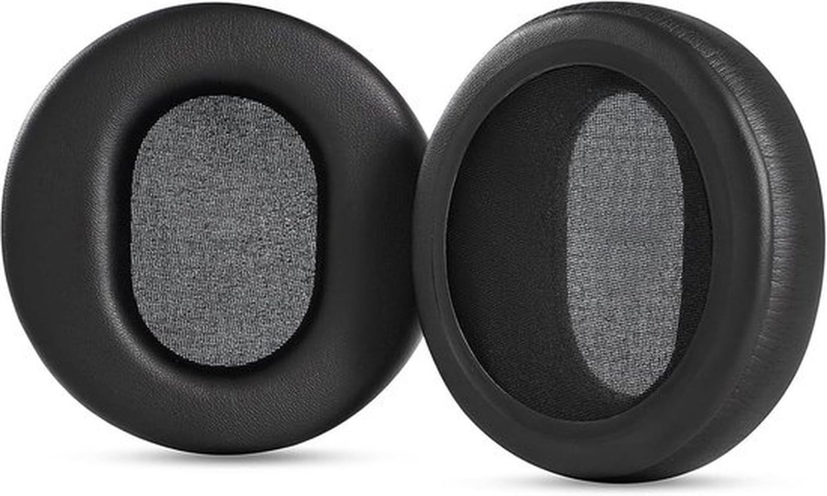 Vervangende oorkussens voor headset met zacht eiwit leer - Compatibel met verschillende modellen - 105 mm
