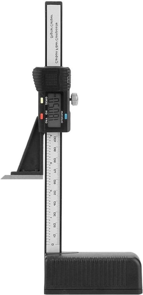Professionele Digitale Hoogtemeter voor Houtbewerking, Zaagtafel en Precisie Metingen, Draagbaar en Nauwkeurig