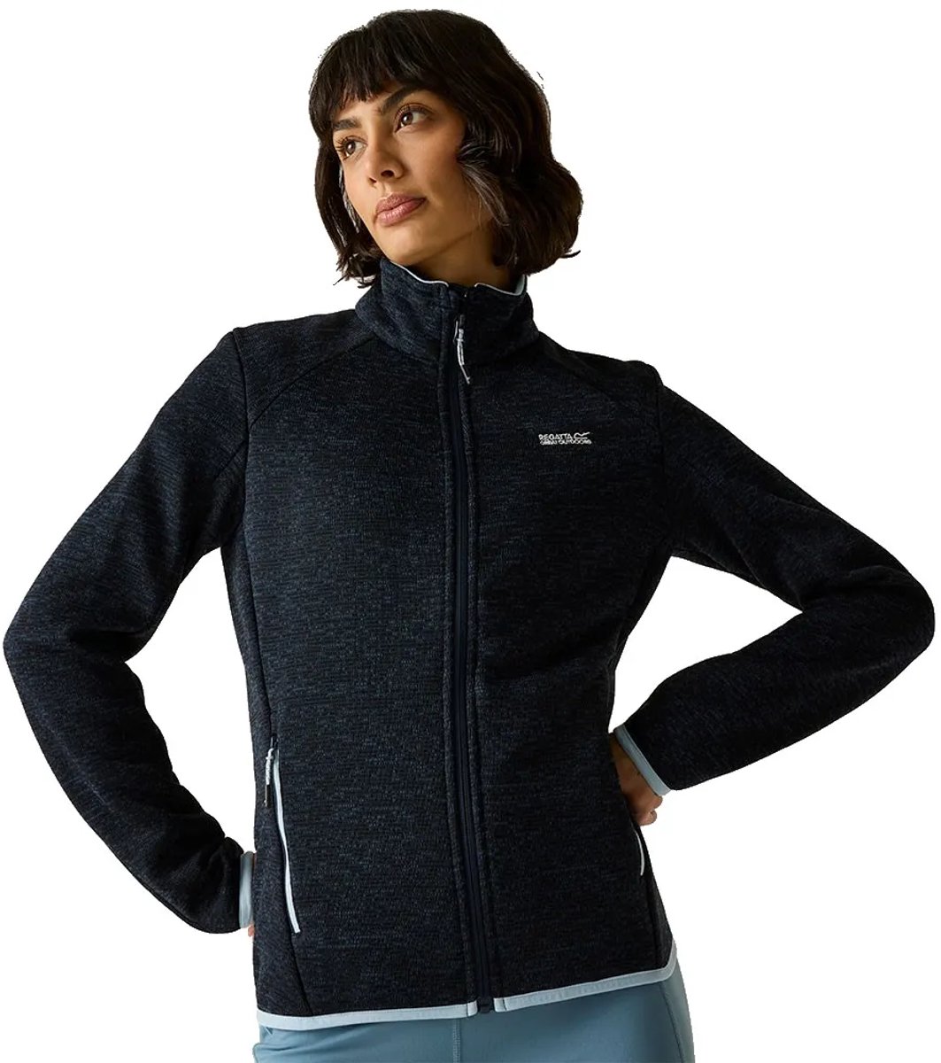 Regatta Newhill Fleece Met Volledige Rits Vrouw Marineblauw